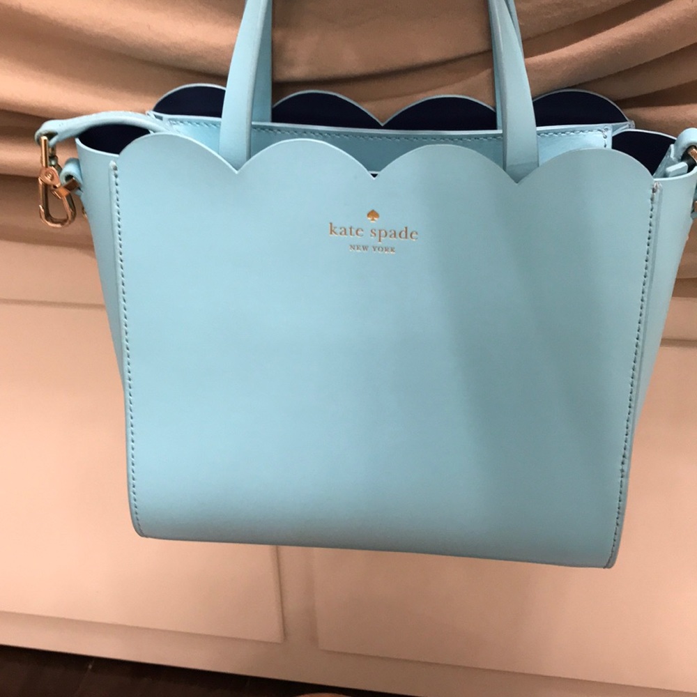 Mint Green Scallop Kate Spade Crossboddy